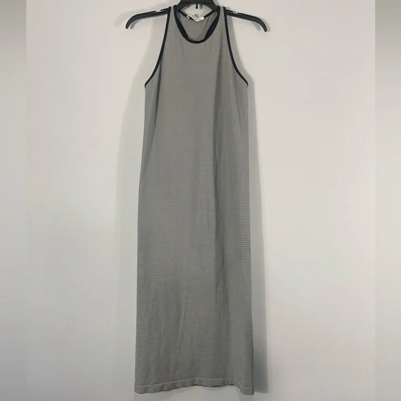 BCBGeneration Stripped Black, White Seamless Racerback Dress,Small/Medium - Picture 2 of 10